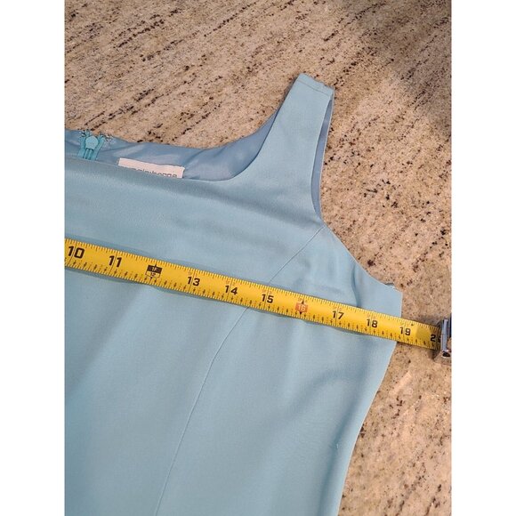 Liz Claiborne 100% Silk Dress Suit Blazer Lined Blue Size 10 2 Piece Office - Picture 5 of 16